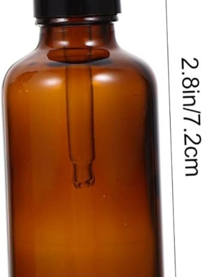 10Pcs 30ml Amber Glass Dropper Bottles with Tight Seal for Essential Oils DIY Aromatherapy - Image 2
